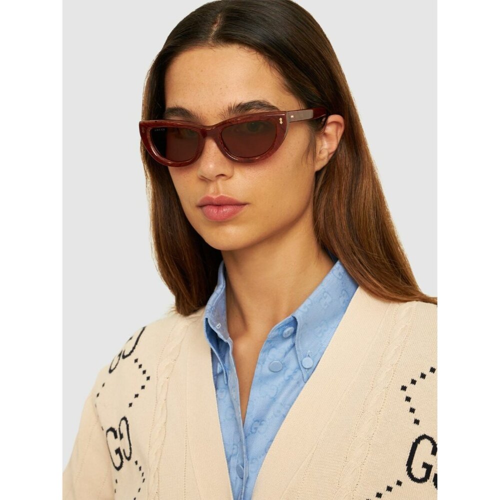 NEW GUCCI SUNGLASSES GG1521S 003 WOMEN RED EYEWEAR